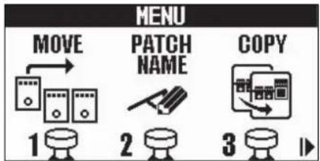 ZOOM G2 FOUR - Changement des noms de mémoires de patch - 2
