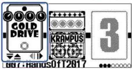 ZOOM G2 FOUR - Pressez MEMORY / EFFECT - 1