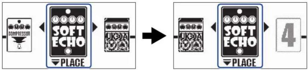 ZOOM G2 FOUR - Changement de l'ordre des effets - 5