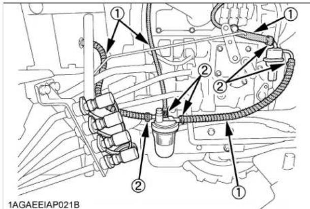 KUBOTA B2401N - Contrôle des canalisations de carburant - 1