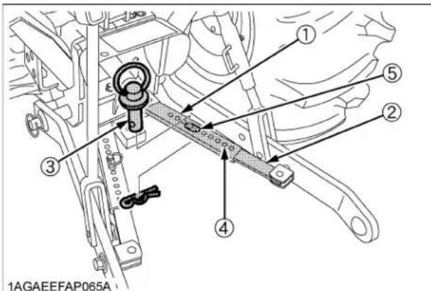 KUBOTA B2401N - Stabilisateurs télescopiques - 1