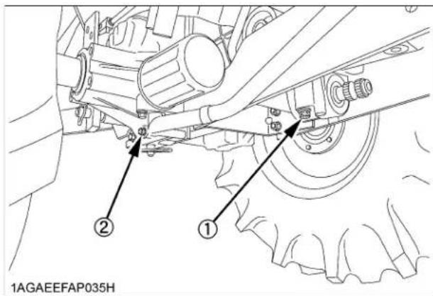 KUBOTA B2401N - Avertissement - 1