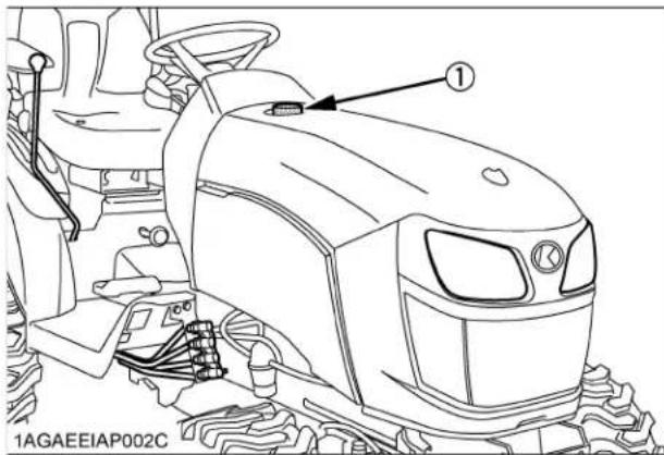 KUBOTA B2401N - Avertissement - 1