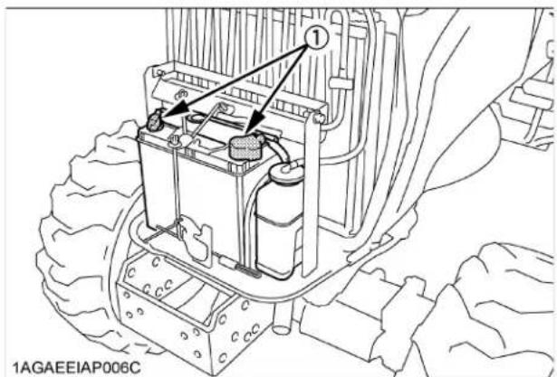 KUBOTA B2401N - Lubrification des embouts de graissage - 3