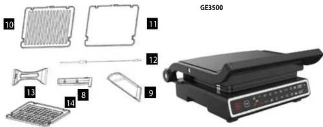 Concept GE3550 - POTRAVINY A TEPLOTA/ČAS VARENIA - 1