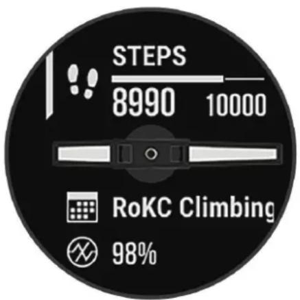 GARMIN Instinct Crossover Solar - Appuyez sur UP ou DOWN. - 1