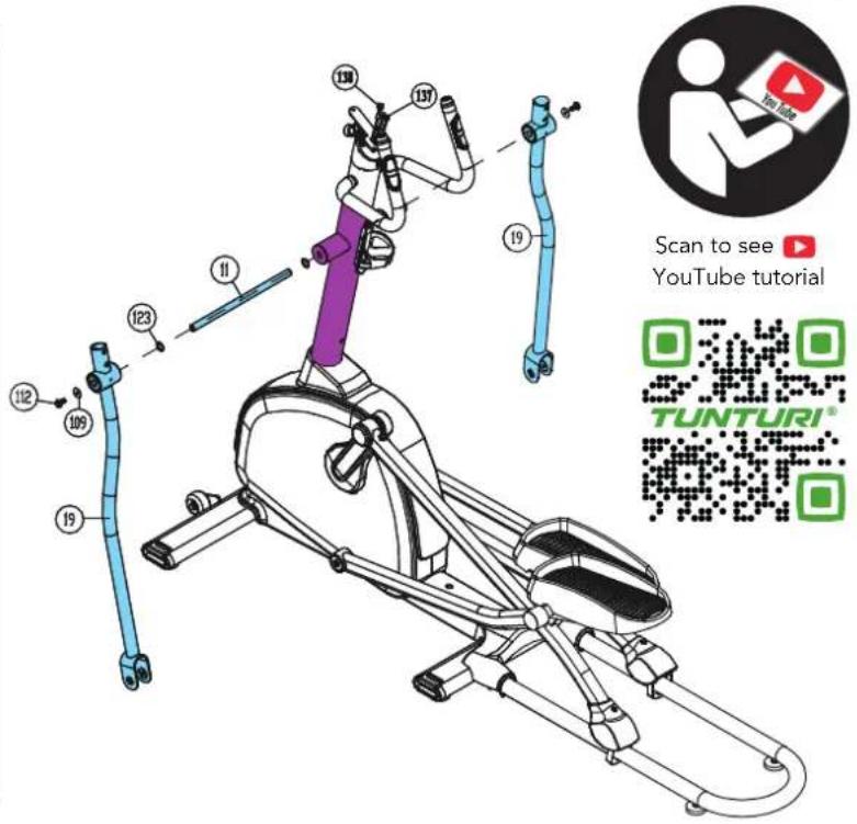 Scan to see YouTube tutorial TUNTURI®