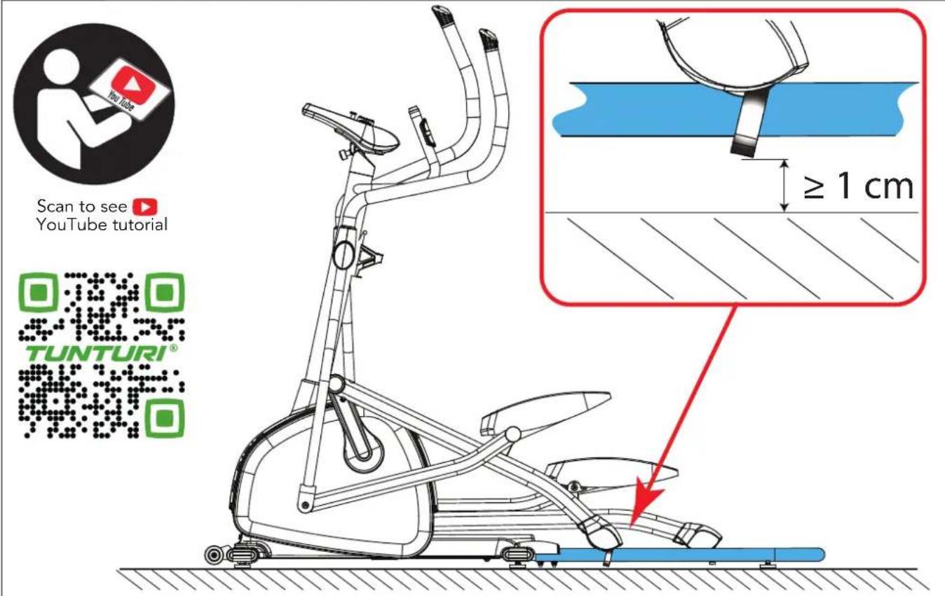 Scan to see YouTube tutorial TUNTURI® ≥ 1 cm