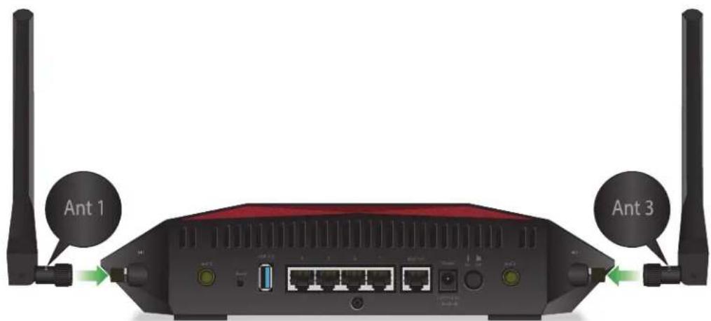 NETGEAR Nighthawk Pro XR1000 - Fixez les antennes - 1