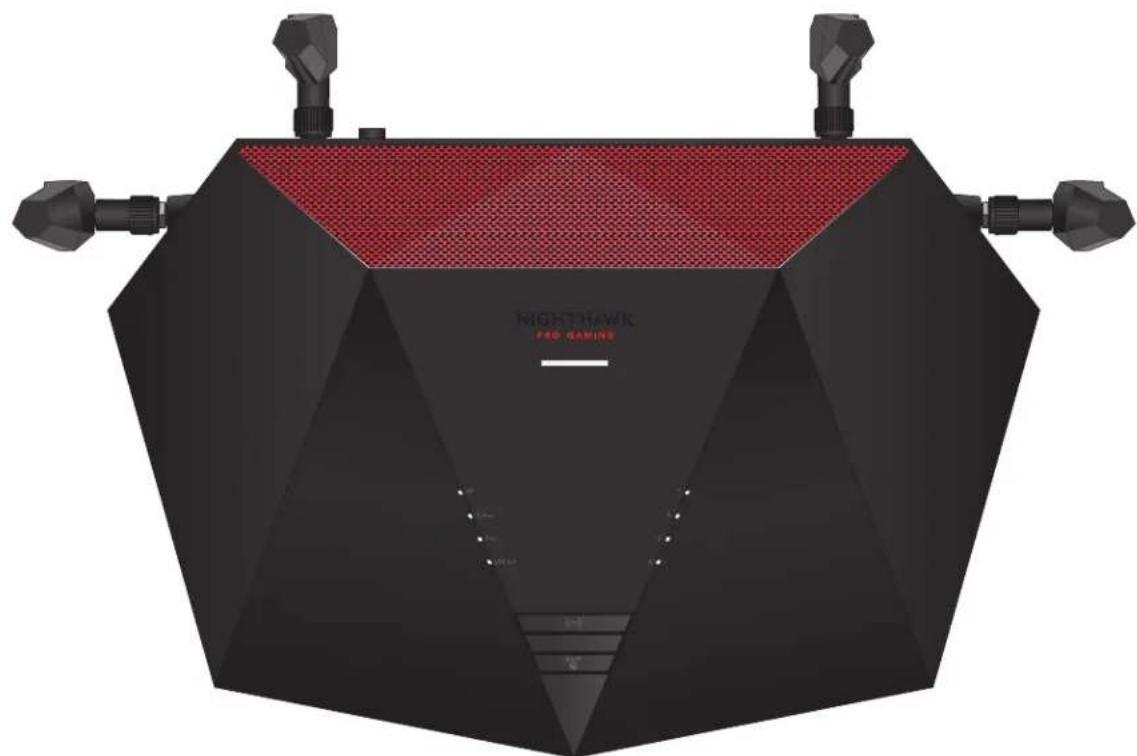 NETGEAR Nighthawk Pro XR1000 - Voyants et boutons sur le panneau supérieur - 1