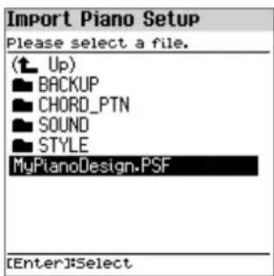 ROLAND FPE50 - Importation de scènes dans le FP-E50 - 1