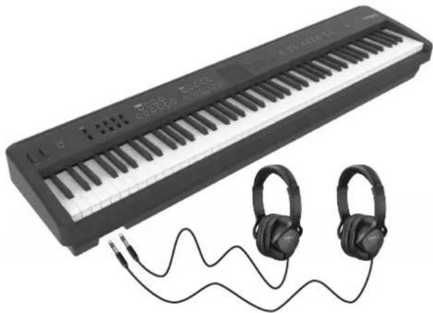 ROLAND FPE50 - Branchez votre casque à la prise casque. - 1