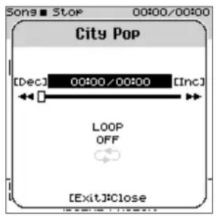 ROLAND FPE50 - Dans l'écran song, appuyez sur le bouton [◀◀/▶▶]. - 1