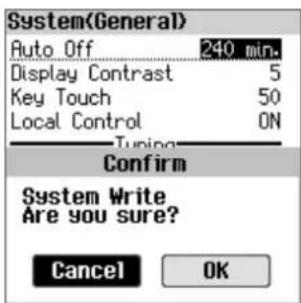 ROLAND FPE50 - Enregistrement des réglages système (system write) - 1