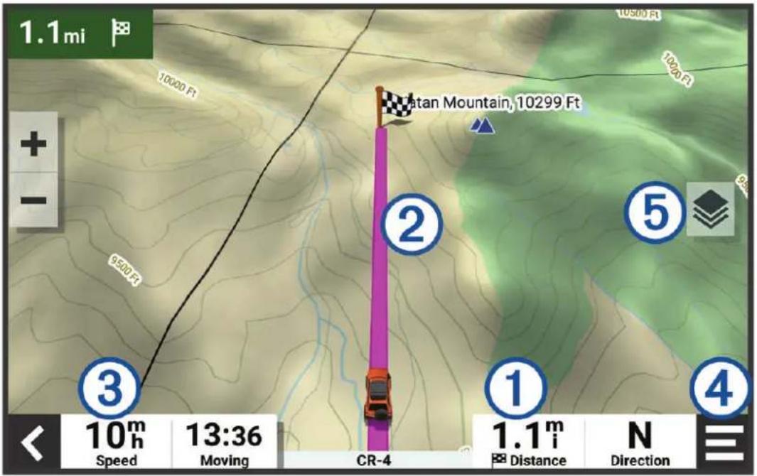 GARMIN Tread XL Baja Chase Edition - Itinéraires en ligne droite - 1