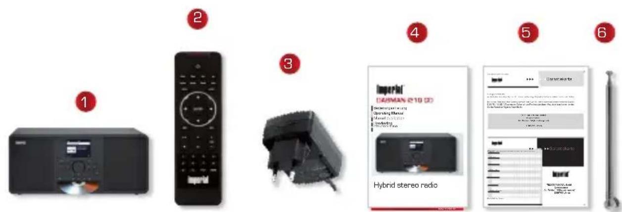 Imperial DABMAN i210 CD - SCOPE OF DELIVERY - 1