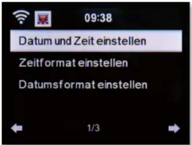 Imperial DABMAN i210 CD - Datum & tijd - 1
