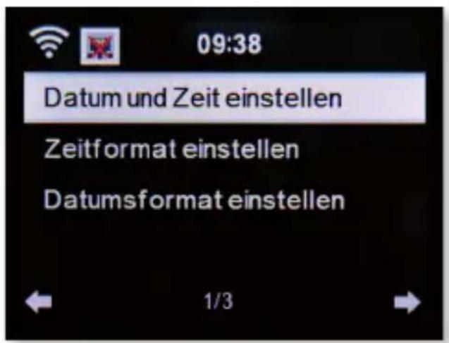 Imperial DABMAN i210 CD - Date &amp; time - 1