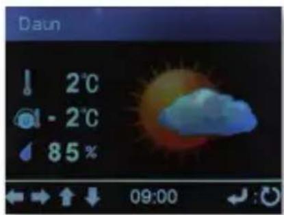 Imperial DABMAN i210 CD - Informazioni meteo - 1