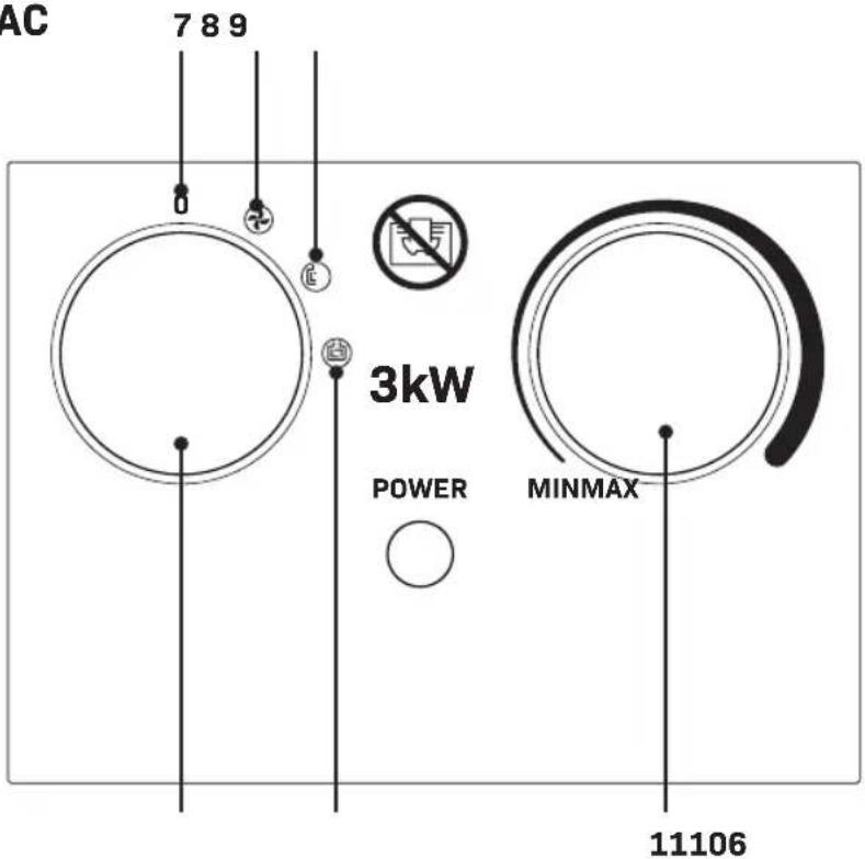 AC 7 8 9 3kW POWER MINMAX 11106