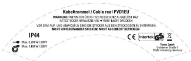 TROTEC PVD1EU - Remarque - 1