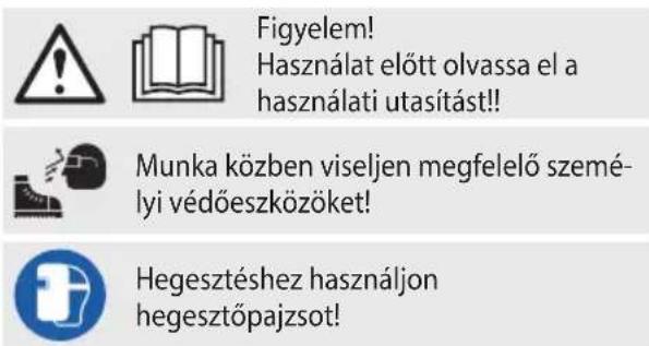 Güde UniMig 165 SYN - Szimbólumok - 1
