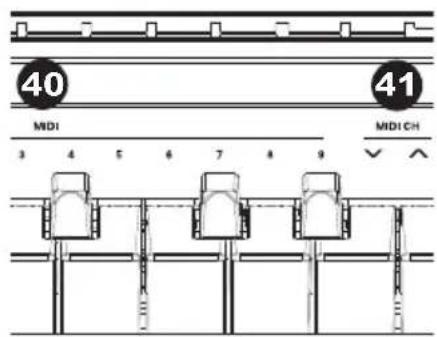 ALESIS Coda - Panneau supérieur - 5