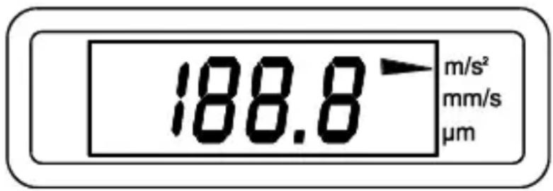 188.8 m/s² mm/s μm