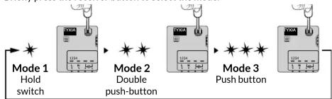 DELTA DORE Tyxia 5730 - To modify the receiver configuration. - 3