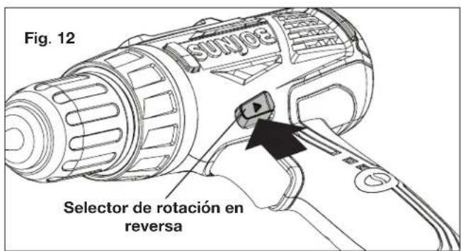 Sun Joe BDLA0050 - Selección de dirección de rotación - 2