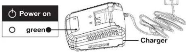 Sun Joe BDLA0050 - Charging the Battery - 2