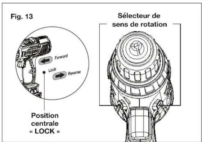 Sun Joe BDLA0050 - Choix du sens de rotation - 3