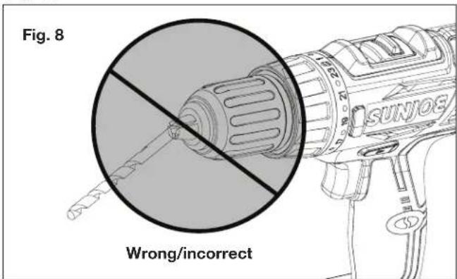 Sun Joe BDLA0050 - Installing + Removing Drill Bits - 4