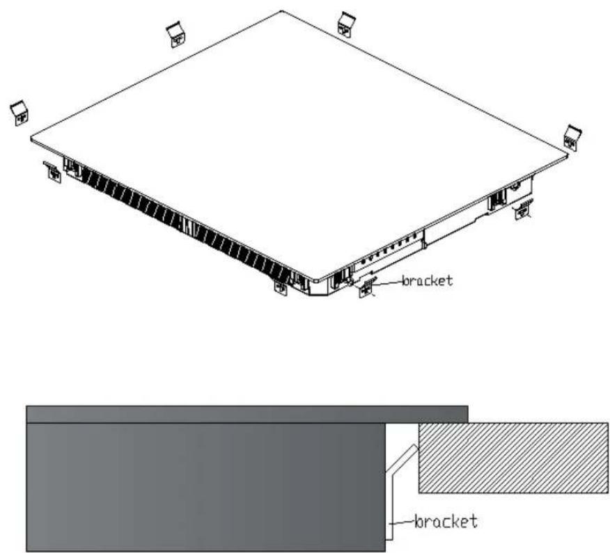 ROSIERES R2MTSJ68MCWIFI - Adjusting the bracket position - 1
