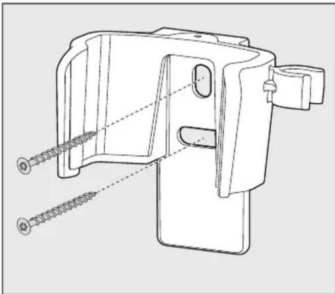MIELE Triflex HX1 Facelift Active - Wandhalterung an die Wand schrauben - 2