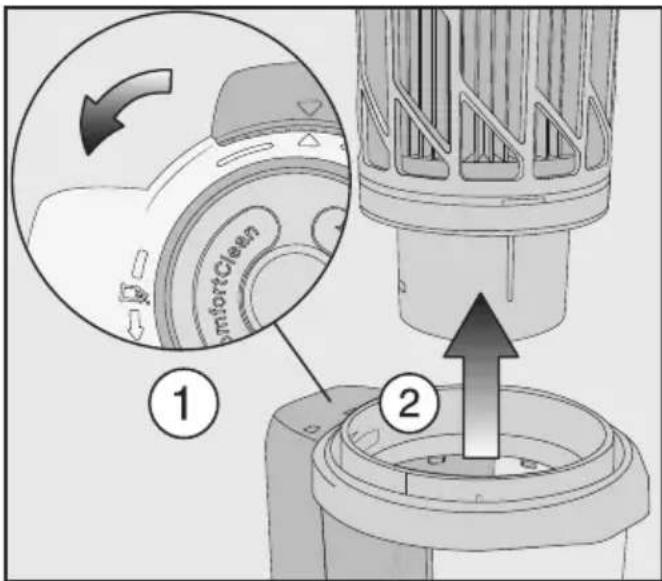 MIELE Triflex HX1 Facelift Active - Vorfilter und Feinstaubfilter reinigen - 1