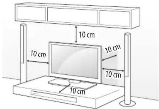 LG 75UW341C - Sehpa üzerine montaj - 1