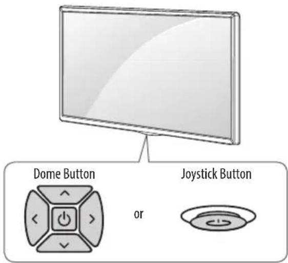 LG 75UW341C - Using the button - 1
