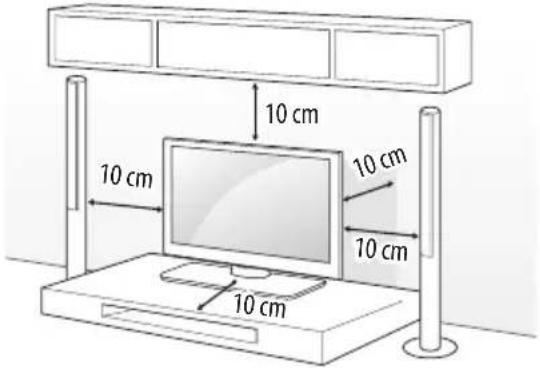 LG 75UW341C - Montaje en una mesa - 1