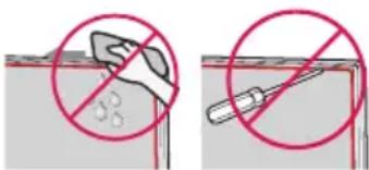LG 75UW341C - ATTENTION - 1