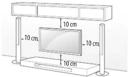 LG 75UW341C - Montaje a pared - 1