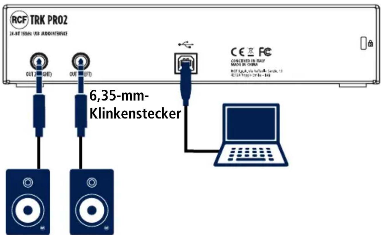 RCF TRK PRO1 - MONITORE UND COMPUTER ANSCHLIESSEN - 1