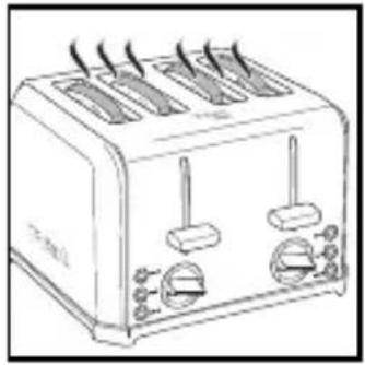 TEFAL Performa 4S Mexico TT5420 - TOASTING BREAD - GRILLAGE DU PAIN TOSTADO DEL PAN - 4