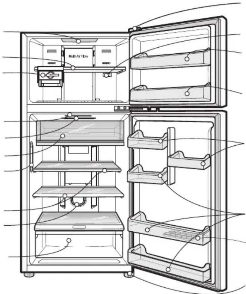 LG GNC782HLCL - Compartiment refrigerateur - 1