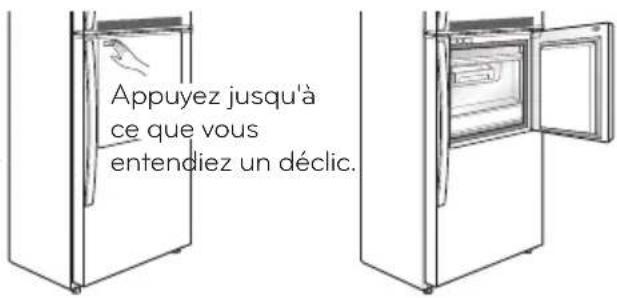Appuyez jusqu'à ce que vous entendiez un déclic.