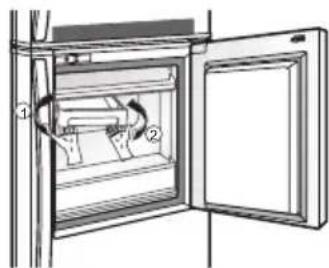 LG GNC782HLCL - Démontage du balconnet du home bar - 2