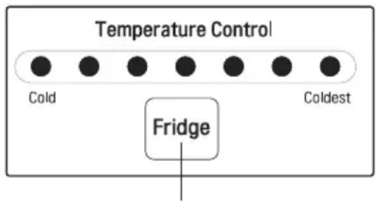Temperature Control Cold Coldest Fridge