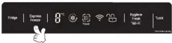 Fridge | Express Freeze | 8°C Power Hygiene Fresh "Wi-Fi" | Lock