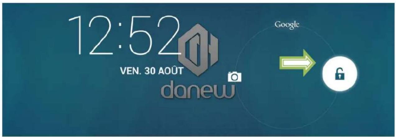 DANEW i1012 - A) Ecran de verrouillage - 2