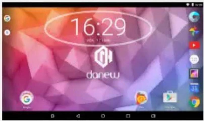 DANEW Dslide 1017 - Utilisation de l'écran d'accueil - 1